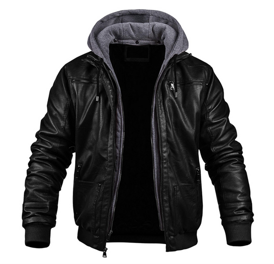 Jonathan - Premium Leather Winter Jacket for Men