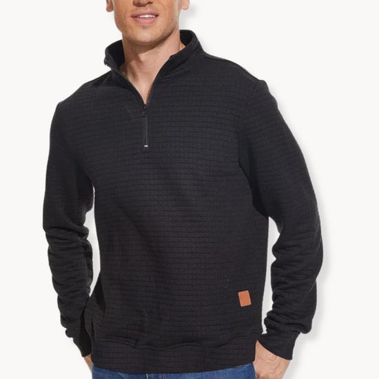 Rafael quarter-zip sweater